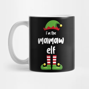 I'm The Mamaw Elf Family Matching Christmas Pajama Gifts Mug